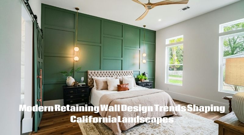 Modern Retaining Wall Design Trends Shaping California Landscapes
