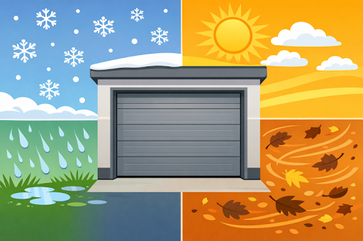 How Weather Affects Your Garage Door: Maintenance Tips for Every Season