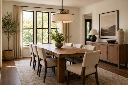 How to Plan a Comfortable, Flexible Dining Room for Everyday Life and Guests